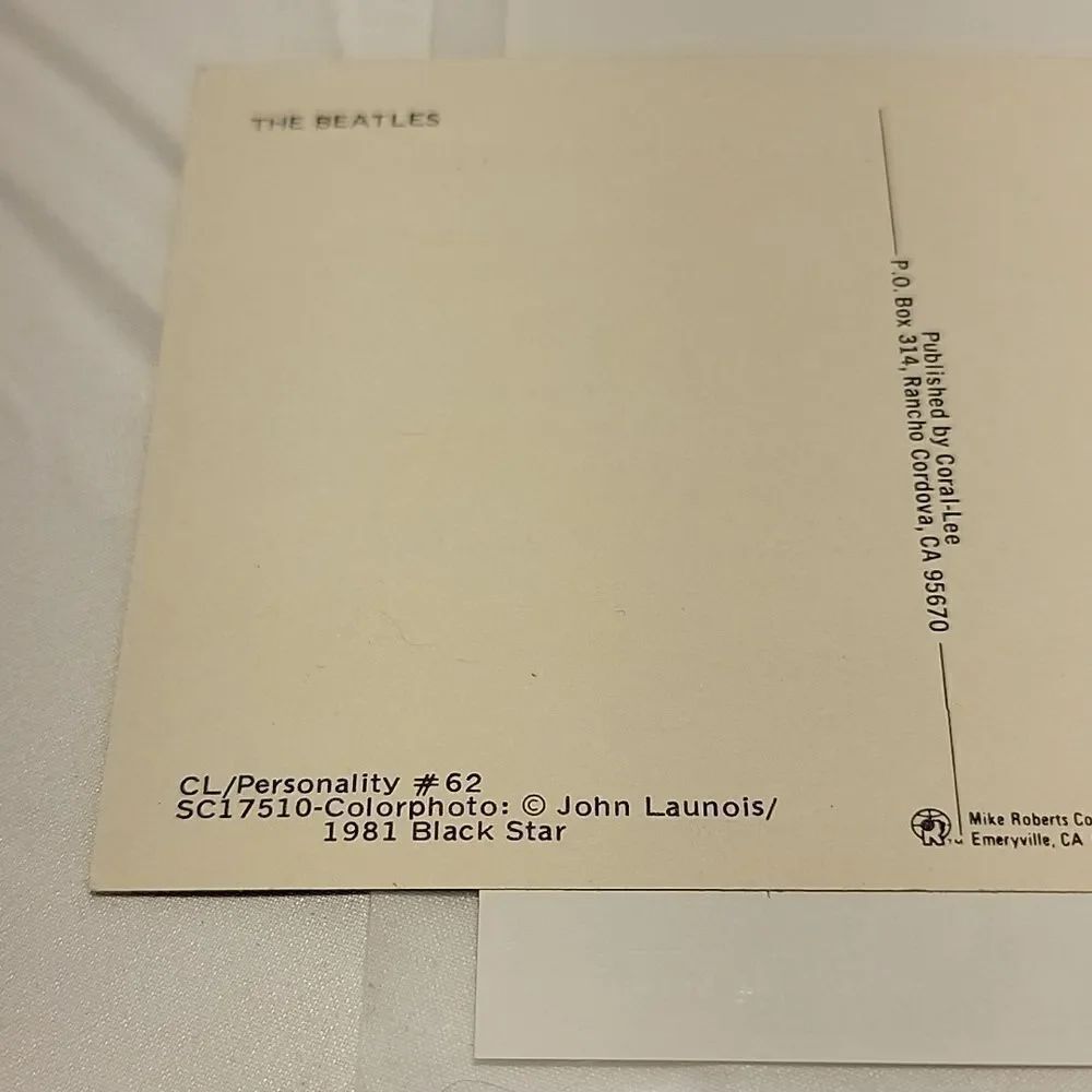 Beatles postcard - Picture 3 of 3